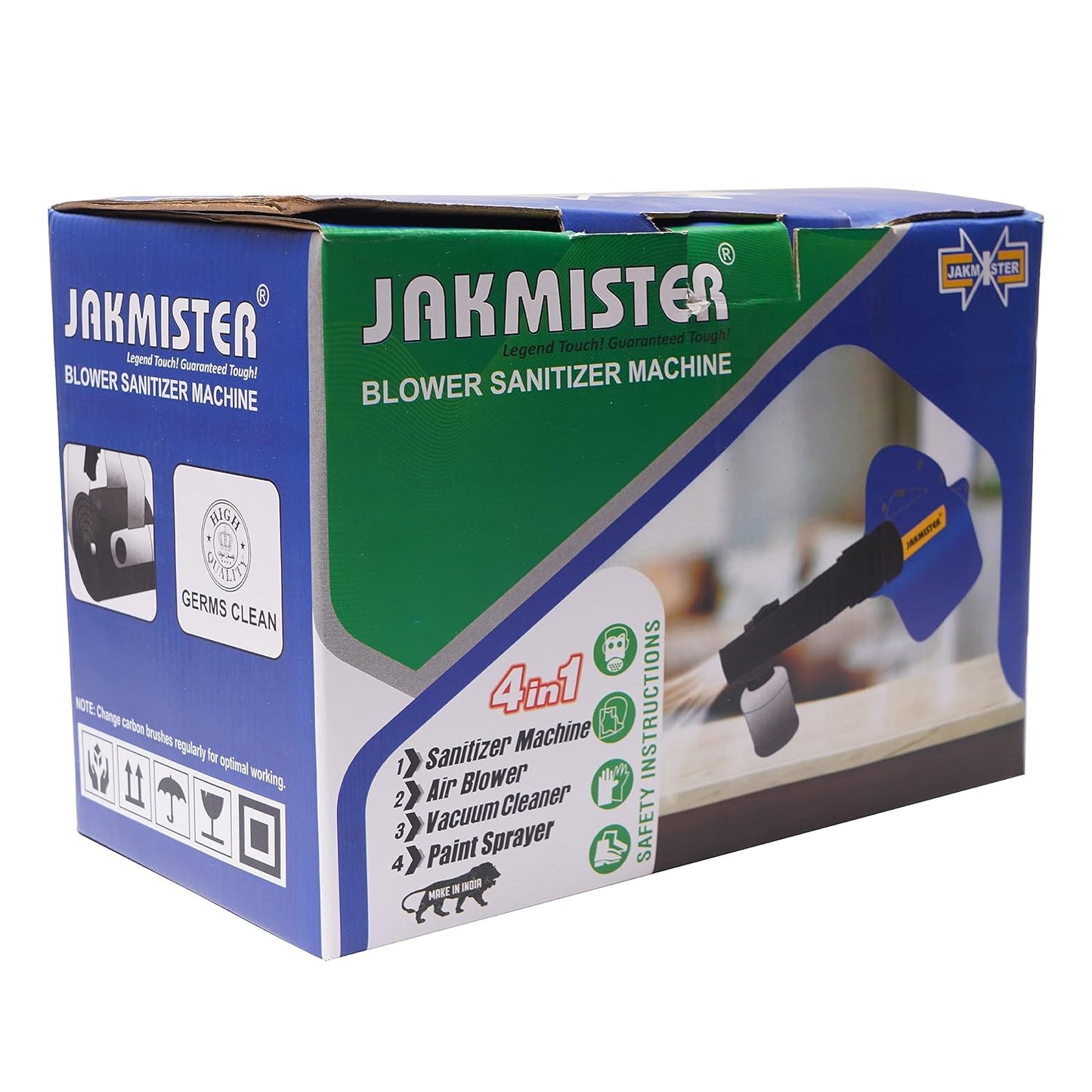 Jakmister 600W + 6M Extension Wire -Water Blower + Vacuum Cleaner+ Paint Sprayer + Air Blower Machine