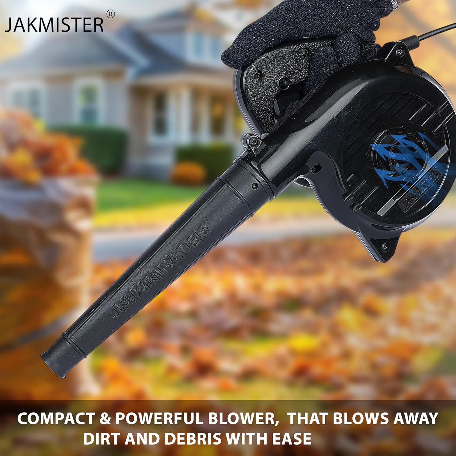 Jakmister (Anti-Vibration) Unbreakable Plastic 650 W 16000RPM 180km/h Airflow with Extension Pipe